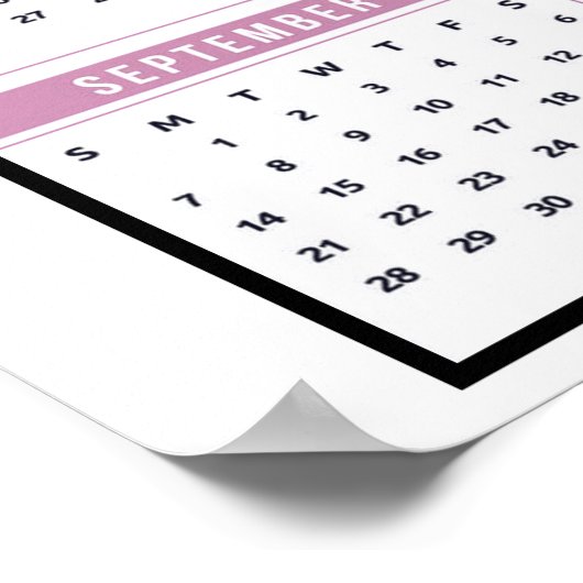 Poster Avec Dieu toutes les choses sont possibles Calendr (Coin)