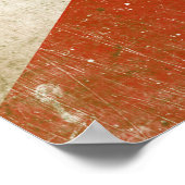 Poster avec Distressed Drapeau de Floride (Coin)