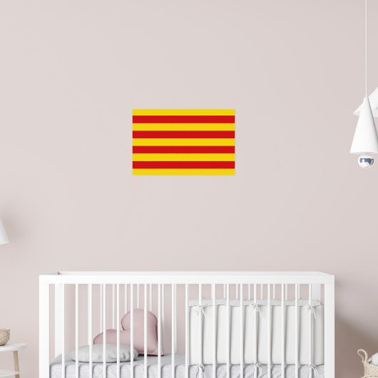Poster avec Drapeau de Catalogne (Pépinière 2)