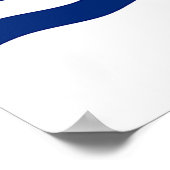 Poster avec Drapeau de Cincinnati, Ohio, USA (Coin)