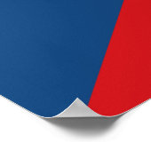 Poster avec Drapeau de Czechia (Coin)
