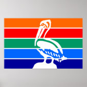 Poster avec Drapeau de Saint-Pétersbourg (Devant)