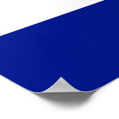 Poster avec Drapeau du Costa Rica (Coin)