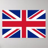 Poster avec Drapeau du Royaume-Uni (Devant)