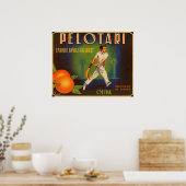 Poster avec Étiquette espagnol Crate Imprimer pour (Cuisine)