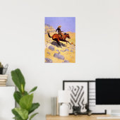 Poster Avec Frederic Remington Peinture (Bureau à domicile)