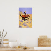 Poster Avec Frederic Remington Peinture (Cuisine)