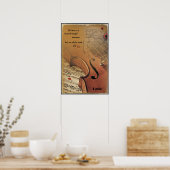 Poster avec Hafiz - thousend-string instrument (Cuisine)