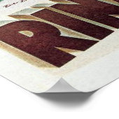 Poster avec imprimé de mode italien Vintage (Coin)