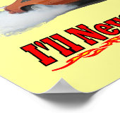 Poster avec "Je me fiche de ce qu'ils disent..." (Coin)