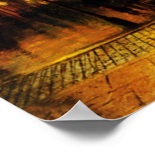 Poster Avec John Atkins Grimshaw Peinture (Coin)