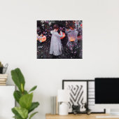 Poster Avec John Singer Sargent Peinture (Bureau à domicile)