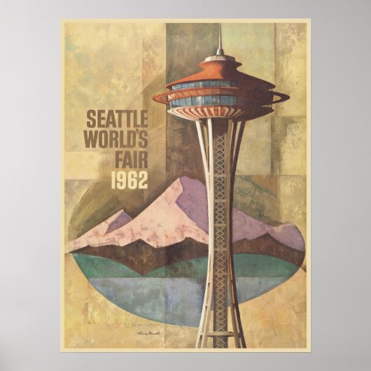 Poster avec l'affiche du Salon du Monde Vintage Im (Devant)