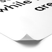 Poster Avec l'aimable autorisation de Office Sign Supervi (Coin)