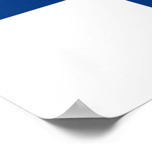 Poster avec le drapeau de la Finlande (Coin)