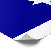 Poster avec le drapeau de l'Australie (Coin)