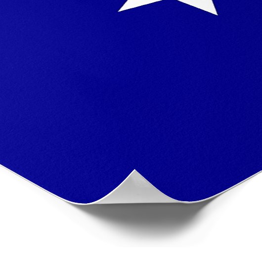 Poster avec le drapeau de l'Australie (Coin)