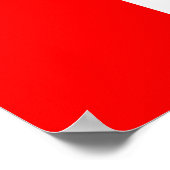 Poster avec le drapeau du Canada (Coin)