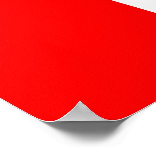 Poster avec le drapeau du Canada (Coin)