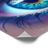 Poster avec l'oeil d'amour de la sagesse profonde (Coin)