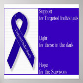 Poster avec logo Indigo Ribbon (Devant)