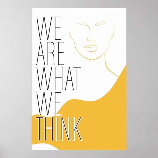 Poster avec message inspirant (Devant)