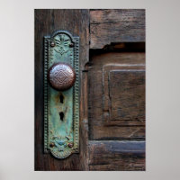 Poster avec options 'Old Door Knob' de Joanne Coyl