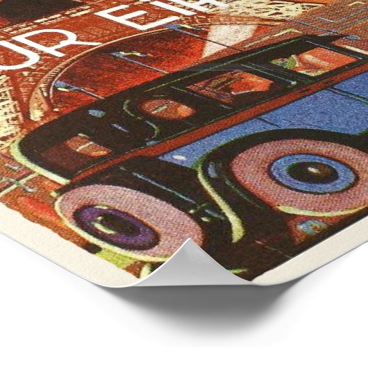 Poster avec Paris Art Déco Imprimer dans les année (Coin)