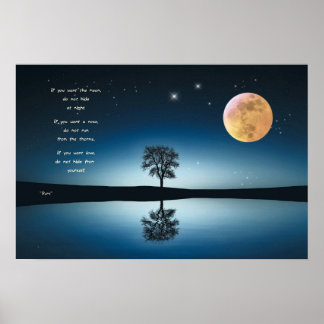 Poster avec poème de Rumi