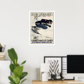 Poster avec Poster de ski Cool de France (Bureau à domicile)