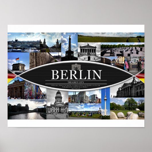 Poster avec Scènes de Berlin (Devant)