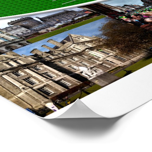 Poster avec Scènes de Dublin (Coin)