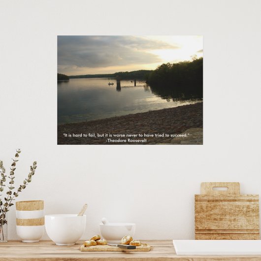 Poster avec Theodore Roosevelt (Cuisine)