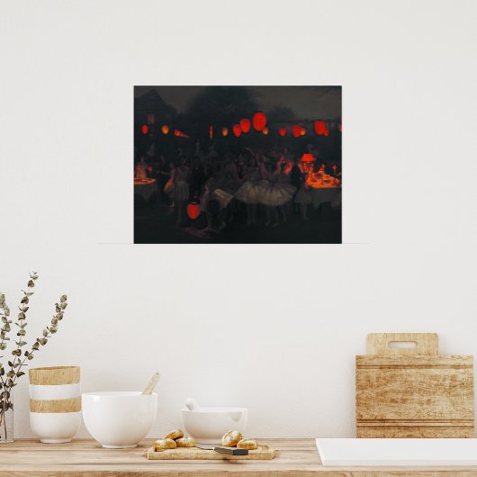 Poster avec Thomas Cooper Gotch Peinture (Cuisine)