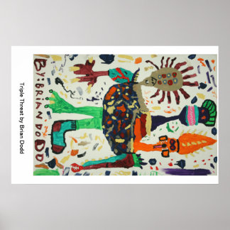 Poster avec triple menace