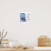 Poster avec un cheval et poème d'Anna Blake. (Cuisine)