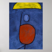 Poster Avec un parapluie par Paul Klee (Devant)