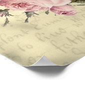 Poster Avec un rose entre mes dents (Coin)