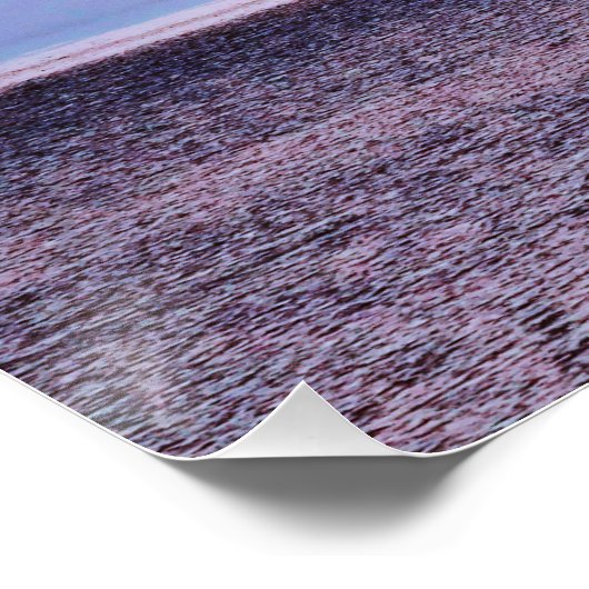 Poster avec vue impressionnante sur la mer (Coin)