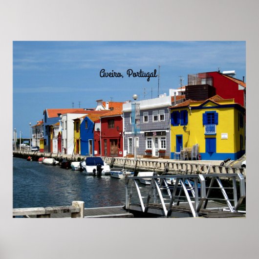 Poster Aveiro, Portugal (Devant)