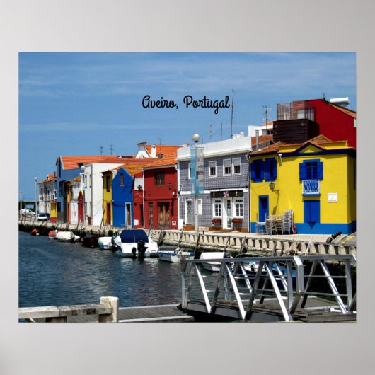 Poster Aveiro, Portugal (Devant)