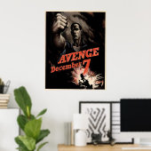 Poster Avenge 7 décembre (Bureau à domicile)