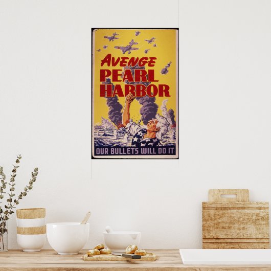 Poster Avenge Pearl Harbour (Cuisine)