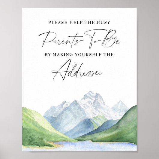 Poster Aventure - Aidez les parents occupés à s'adresser (Devant)