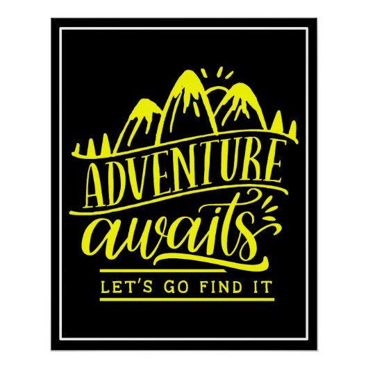 Poster Aventure Attend Allons le trouver (Devant)