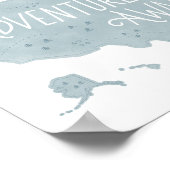 Poster Aventure bleue nous attend Carte de la chambre des (Coin)