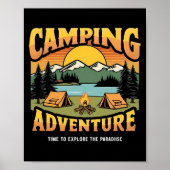 Poster Aventure Camping (Devant)