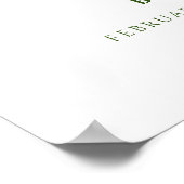 Poster Aventure Commencez Rustic Forest Baby shower Bienv (Coin)