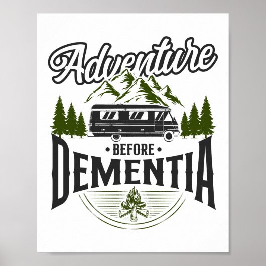 Poster Aventure de camping à la retraite avant la démence (Devant)
