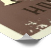 Poster Aventure de camping vintage (Coin)